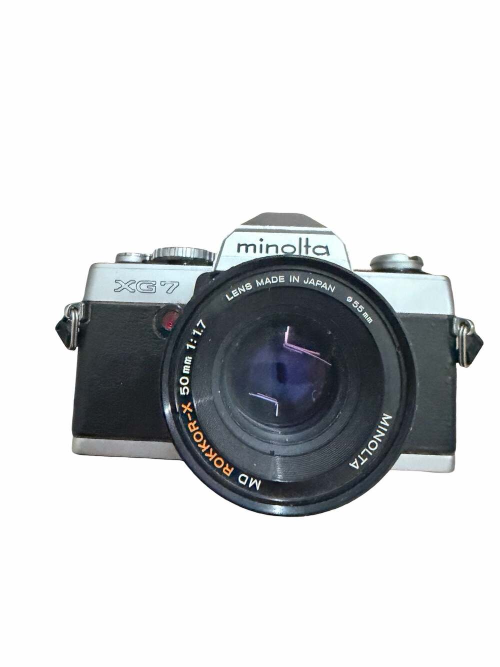 Minolta XG7 35mm SLR Film Camera MD Rokkor-X 50mm f/1.7 Parts Only